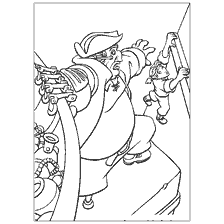 pagina da colorare: Personaggi del Treasure Planet