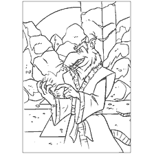 pagina da colorare: Colore Ratto di Splinter da Tartarughe Ninja