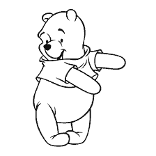 coloring page: Coloring of Winnie Bear
