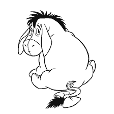 coloring page: Ushastic is a character from Winnie Bear depicted in a coloring book