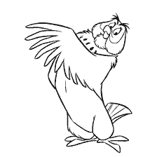 coloring page: Fillin from the cartoon Winnie Bear, coloring book