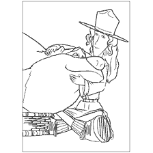 coloriage: Image coloriante de l'ours Boog et de son ami