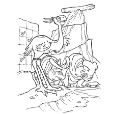 pagina da colorare: Ice Age Coloring: La nave di salvataggio