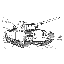 kolorowanka: Kolorowanki cysterny A 41 "Centurion" MK 13