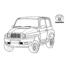 kolorowanka: Kolorowanki jeep DEU Corado 1999 wydania