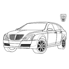 kolorowanka: Rover TVS - model eksperymentalny