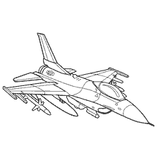 kolorowanka: 1976 United States Fighter F 15