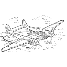 kolorowanka: Rysunek zwiadowca Su- 12 w kolorowanie