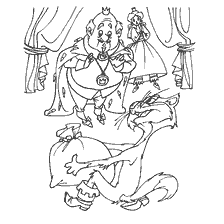 pagina da colorare: Charles Perrault's Tale of Partridges in una borsa