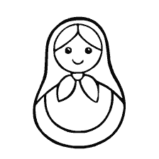 página para colorear: Muñecas para colorear para niños