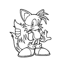 coloriage: Milles de coloration de Sonic X