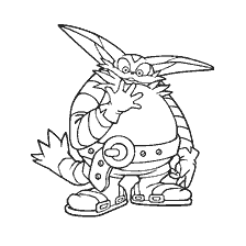 coloriage: Coloration de Cat Big de Sonic X