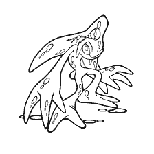 coloriage: Chaos de sonique X dans le livre de coloriage