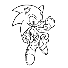 coloriage: Coloration Sonic de Sonic X