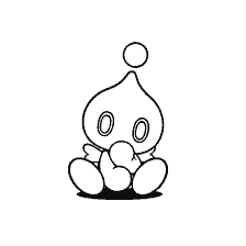 coloriage: Dessin de Chao Cheese de Sonic X pour la coloration