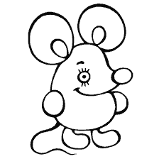 página para colorear: Colorante ratón