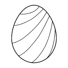 coloring page: Painting Easter egg Pisanka with patterns