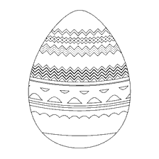 coloring page: Easter egg for coloring