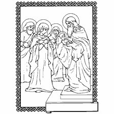 coloring page: Coloring God's Meeting