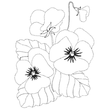 coloring page: Contour image of colors of panty eyes for coloring