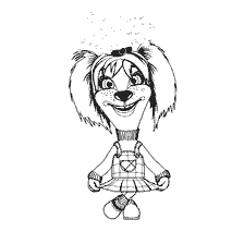 coloriage: Coloriage par Lisa Barboskin du dessin anim&eacute; Barboskina