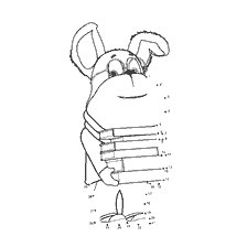 coloriage: Coloration avec Gena Barboskin, qui d&eacute;tient des livres