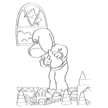 coloring page: Coloring Philly from the cartoon Goodnight, kids!