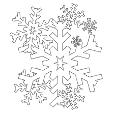 página para colorir: Colorindo a dan&ccedil;a do floco de neve