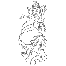 coloring page: Tal's Mermaid Coloring