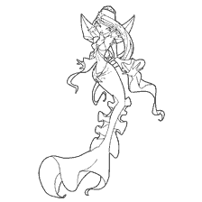 coloring page: Coloring The Winx Mermaid