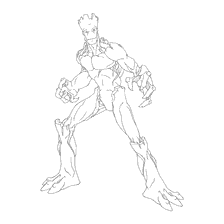 pagina da colorare: Colorare Groot dai Guardiani della Galassia