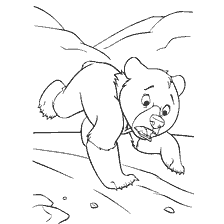 coloring page: Code from Brother Bear in the Woods