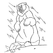 coloring page: Drawing with Mom Codes from the cartoon Brother Bear