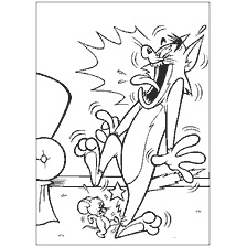 coloring page: Tom and Jerry - coloring book