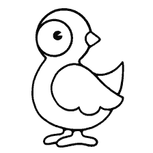 coloring page: Coloring chicken for children