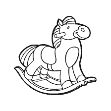 coloring page: Painting horse