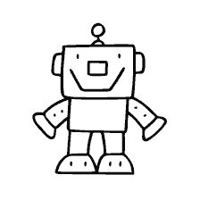 coloring page: Coloring robot
