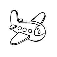 coloring page: Coloring aircraft for children