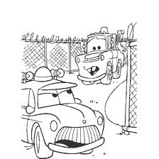 pagina da colorare: Sceriffo e Maitre da Auto