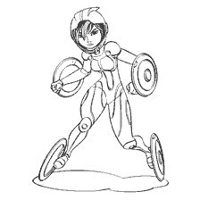pagina da colorare: GoGo Tomago da Hero City (Big Hero 6)