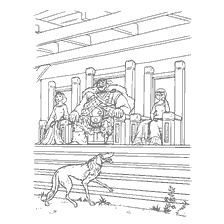 coloriage: La famille royale de Braveheart