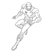 pagina da colorare: Colorazione dell'uomo di ferro