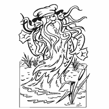 pagina da colorare: Colorare l'acqua dai racconti popolari russi