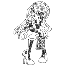 coloring page: Gulia Yelps in coloring book