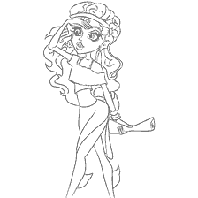 coloring page: Lagoon Blue in coloring