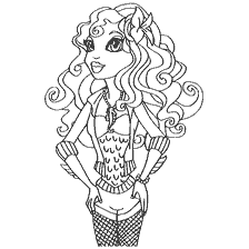 coloring page: The charming Blue Lagoon in coloring