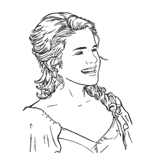 coloring page: Coloring Hermione Granger from Harry Potter