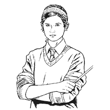 coloring page: Coloring by Ginny Weasley from Harry Potter