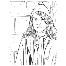 coloring page: Coloring Lovegood's Half Mind from Harry Potter