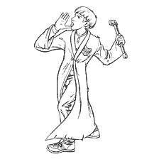 coloring page: Coloring by Ron Weasley from Harry Potter